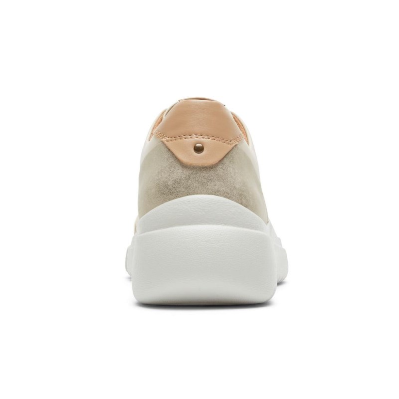 Rockport Juna Perforated Women Sneakers Cream Singapore | HJ0-84478