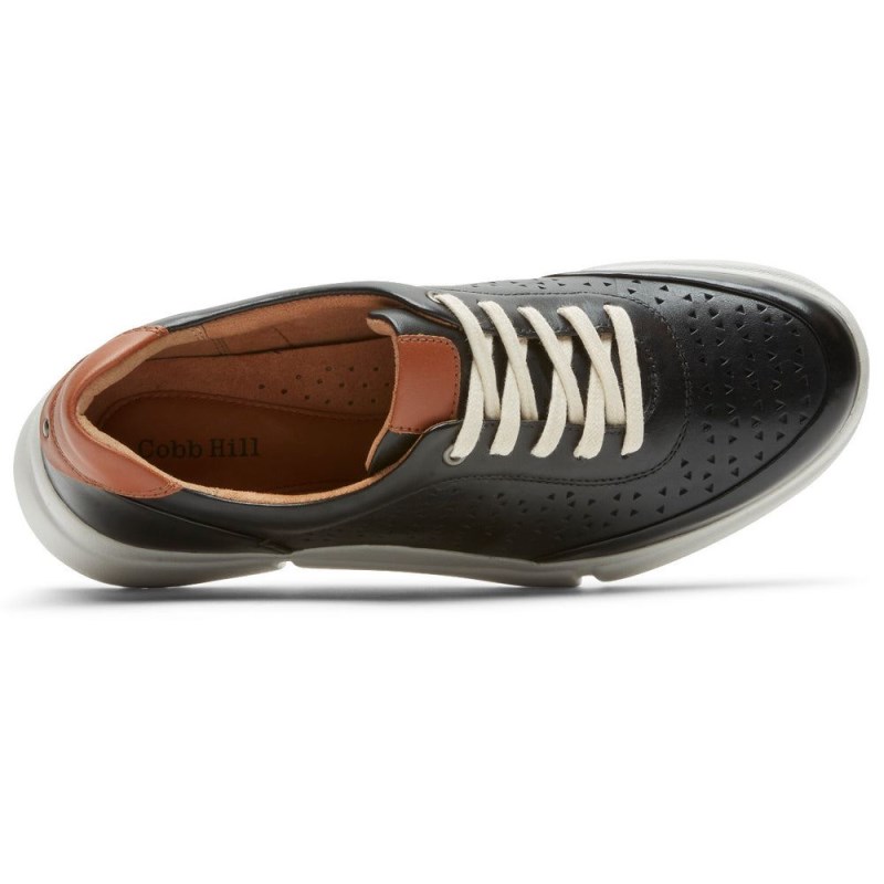 Rockport Juna Perforated Women Sneakers Black Singapore | XX1-47754