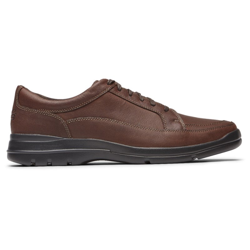 Rockport Junction Point Lace to Toe Men Casual Shoes Chocolate Singapore | HJ7-00510