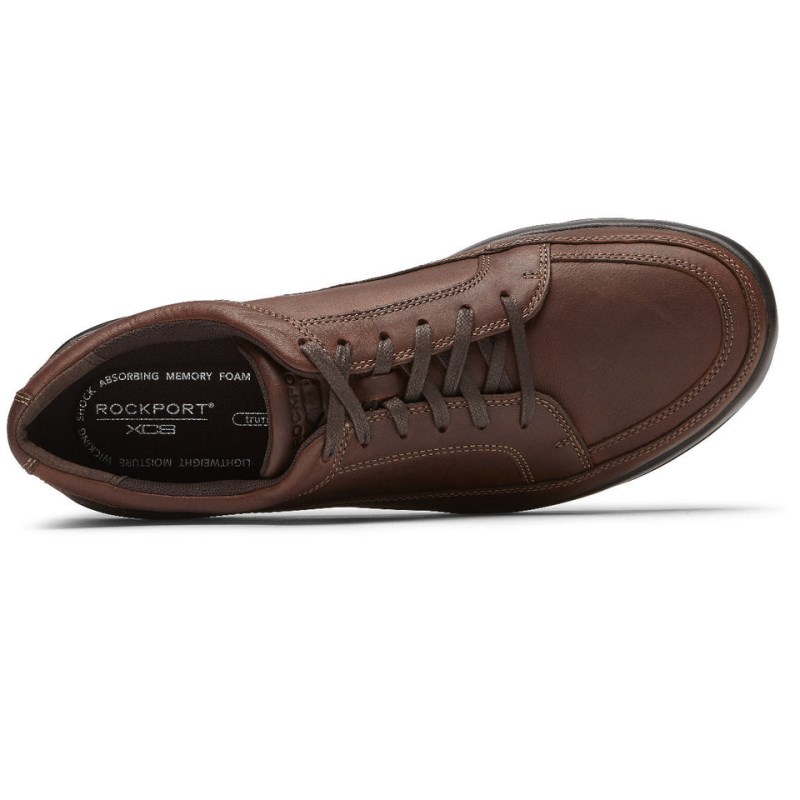 Rockport Junction Point Lace to Toe Men Casual Shoes Chocolate Singapore | HJ7-00510