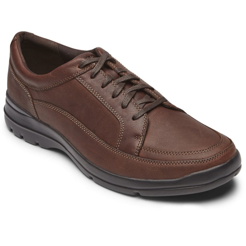 Rockport Junction Point Lace to Toe Men Casual Shoes Chocolate Singapore | HJ7-00510