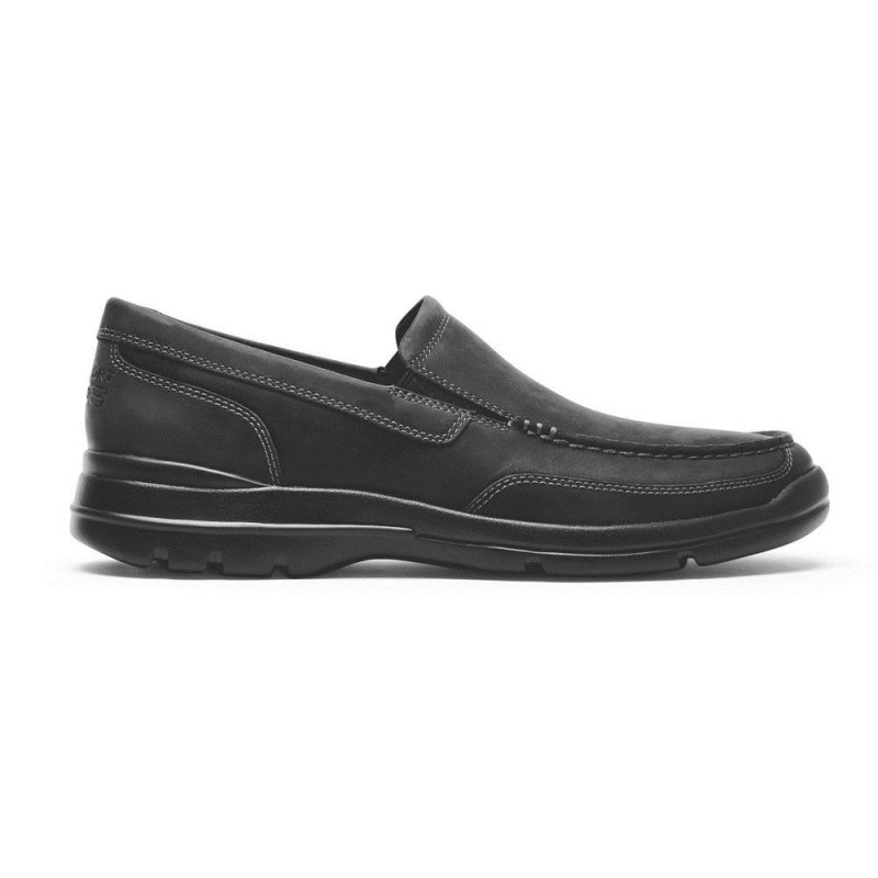 Rockport Junction Point Slip-On Men Loafers Dark Grey Singapore | JO4-48974