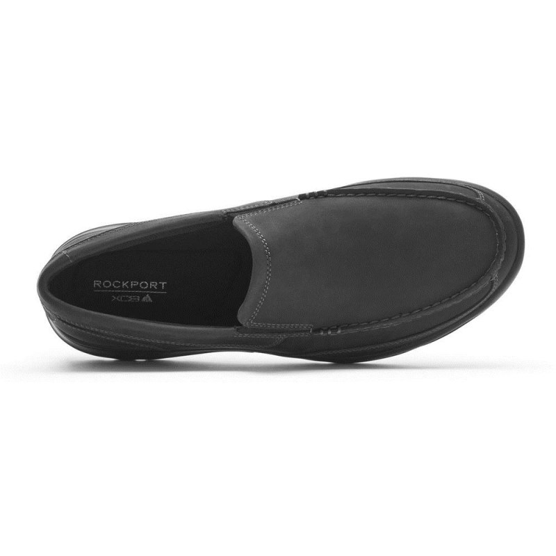 Rockport Junction Point Slip-On Men Loafers Dark Grey Singapore | JO4-48974