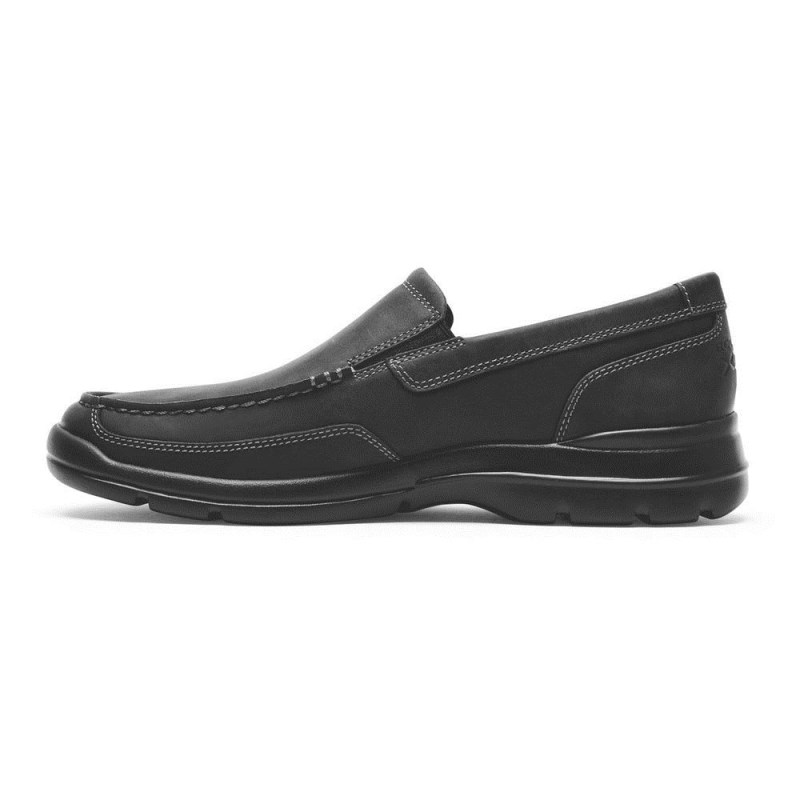 Rockport Junction Point Slip-On Men Loafers Dark Grey Singapore | JO4-48974