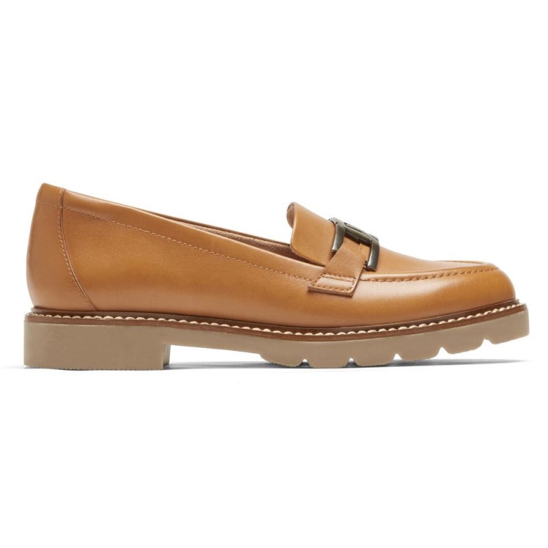 Rockport Kacey Chain Women Loafers Brown Singapore | OP9-06440