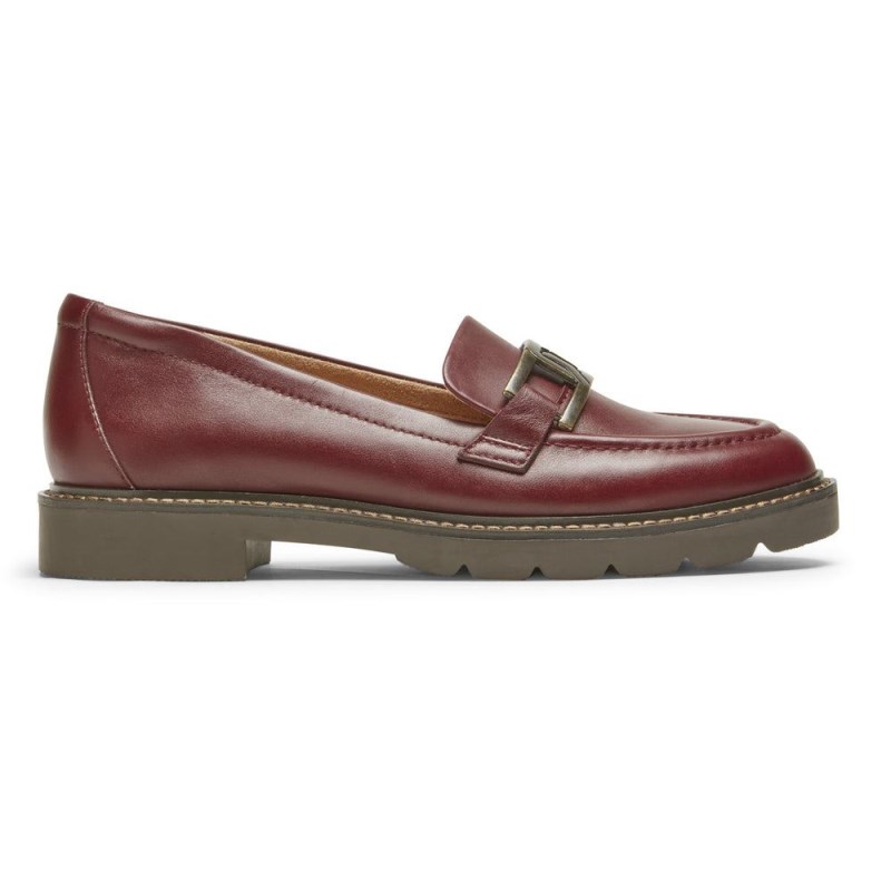 Rockport Kacey Chain Women Loafers Red Singapore | NF5-47894