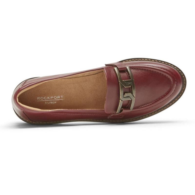 Rockport Kacey Chain Women Loafers Red Singapore | NF5-47894