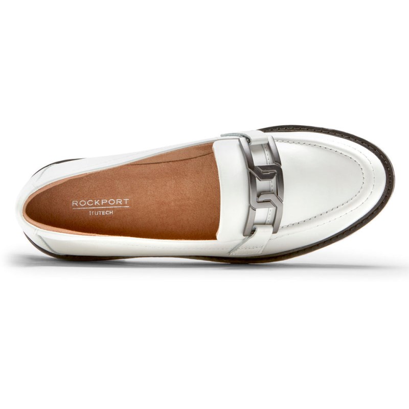 Rockport Kacey Chain Women Loafers White Singapore | NV0-49484