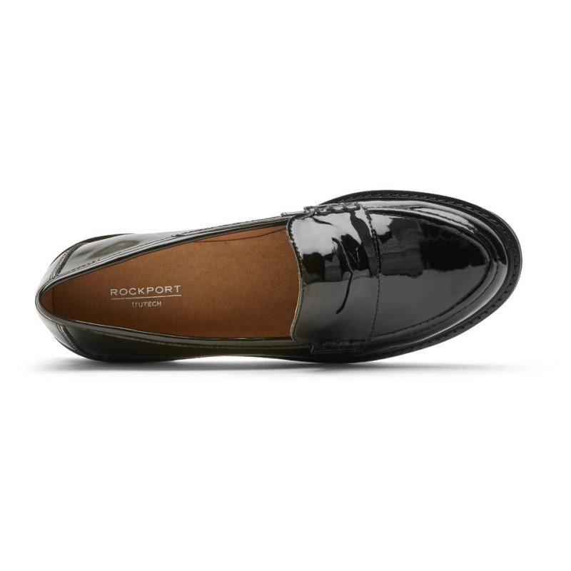 Rockport Kacey Penny Women Loafers Black Singapore | AB0-32033