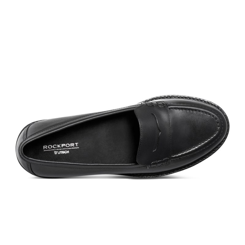 Rockport Kacey Penny Women Loafers Black Singapore | ZB8-84188