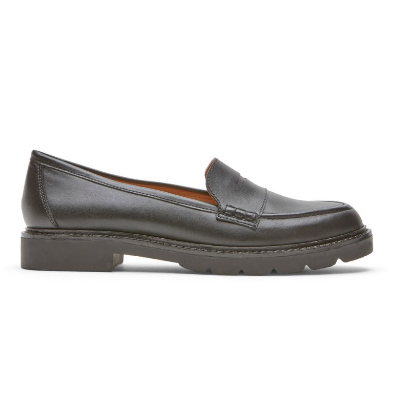 Rockport Kacey Penny Women Loafers Black Singapore | QD3-49214