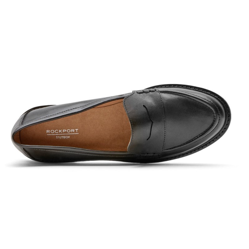 Rockport Kacey Penny Women Loafers Black Singapore | QD3-49214