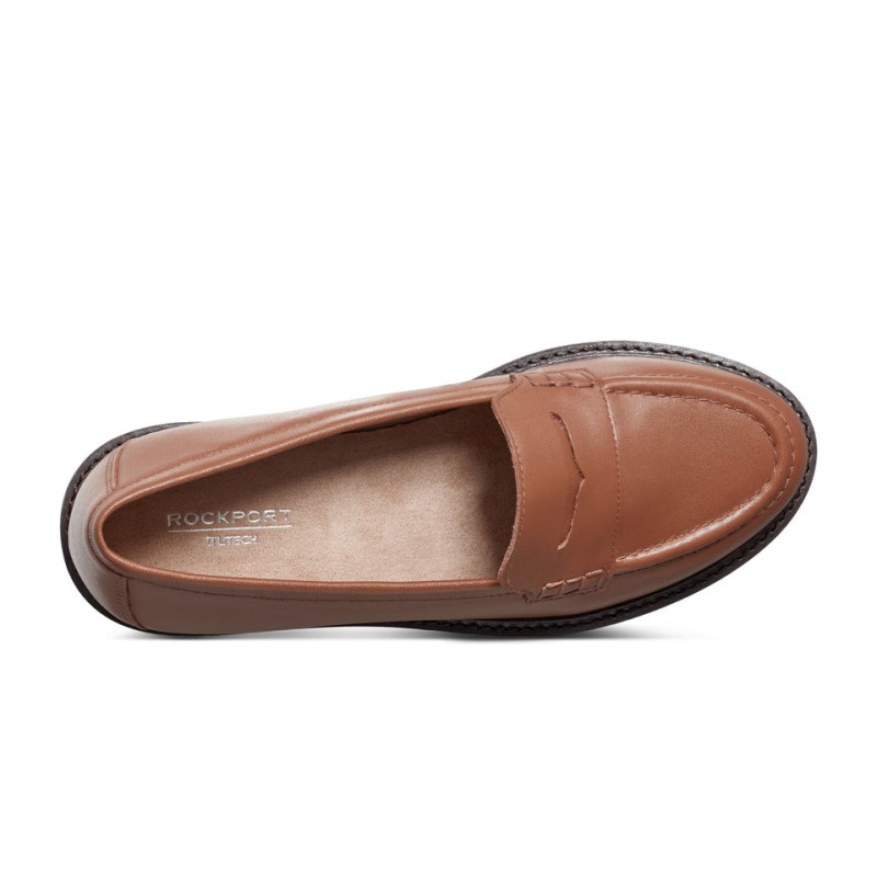 Rockport Kacey Penny Women Loafers Dark Brown Singapore | OS5-46414