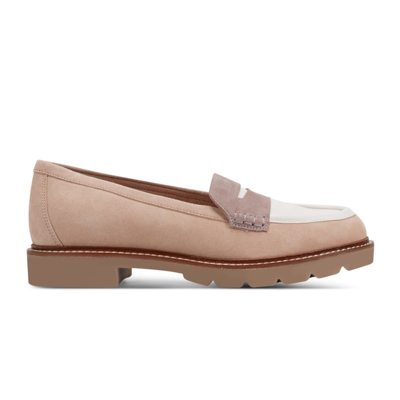 Rockport Kacey Penny Women Loafers Light Beige Singapore | WI4-95189