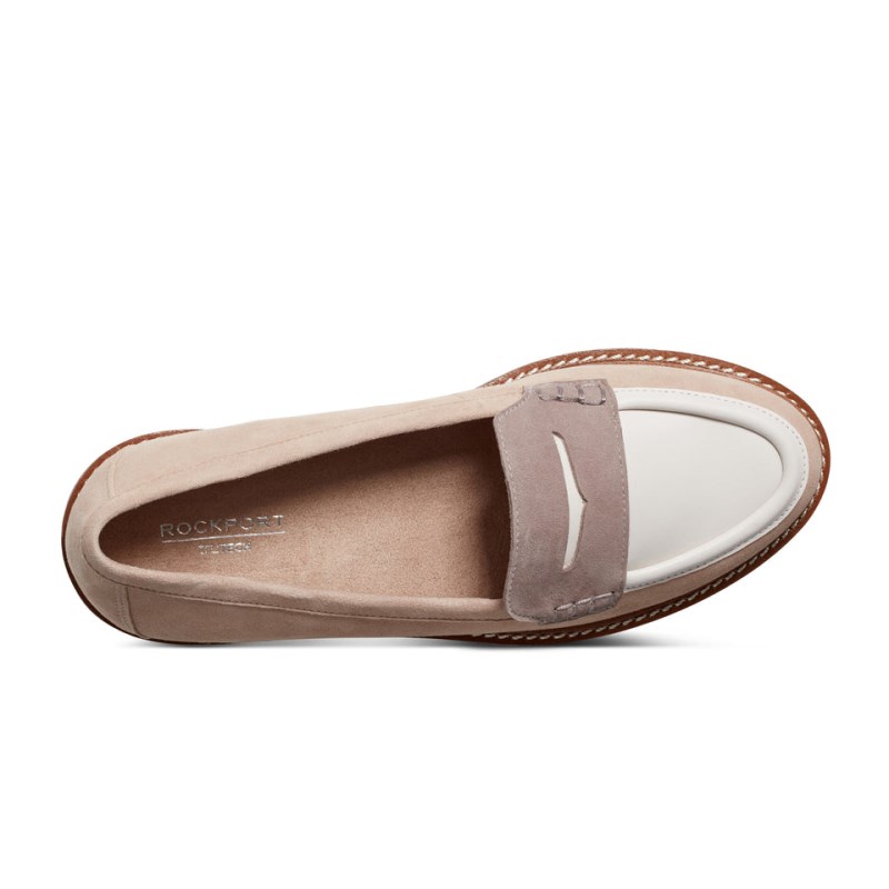 Rockport Kacey Penny Women Loafers Light Beige Singapore | WI4-95189