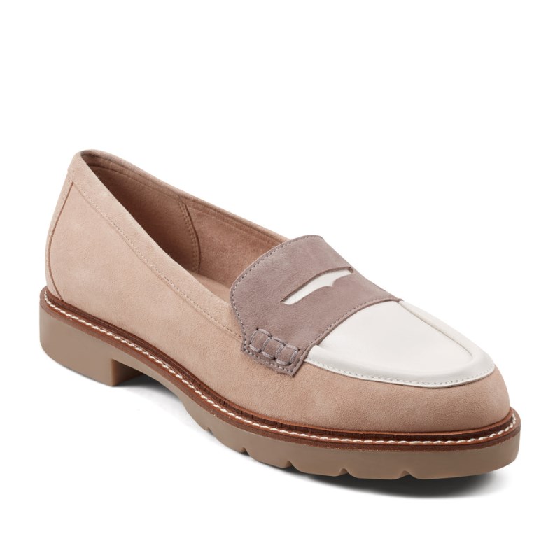 Rockport Kacey Penny Women Loafers Light Beige Singapore | WI4-95189