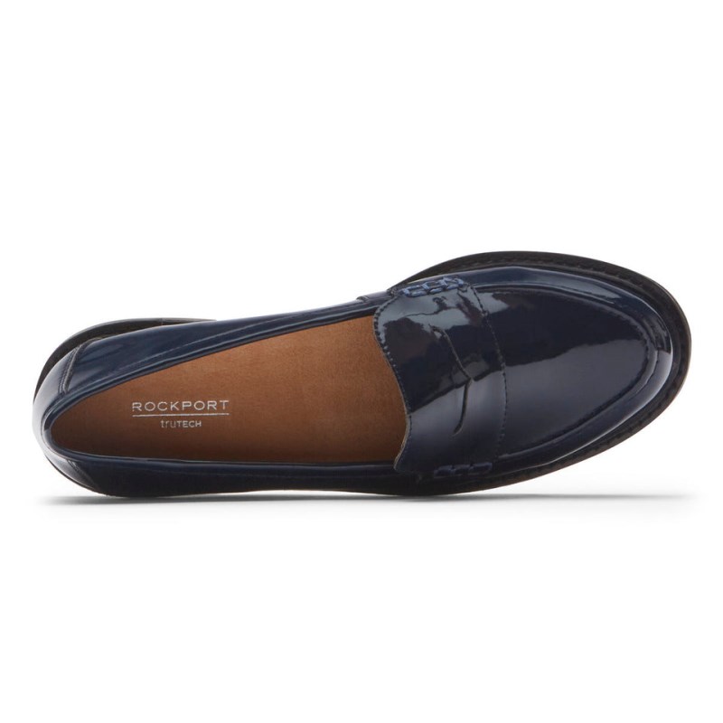 Rockport Kacey Penny Women Loafers Navy Singapore | FK9-57745