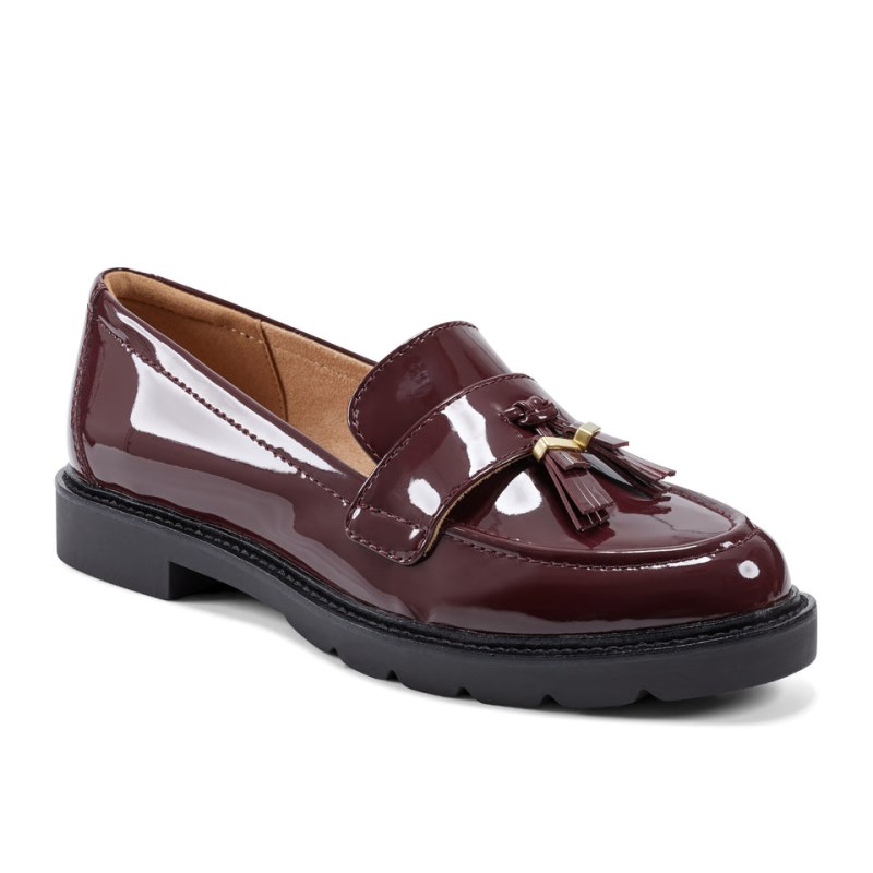 Rockport Kacey Tassel Women Loafers Dark Red Singapore | XB0-21072