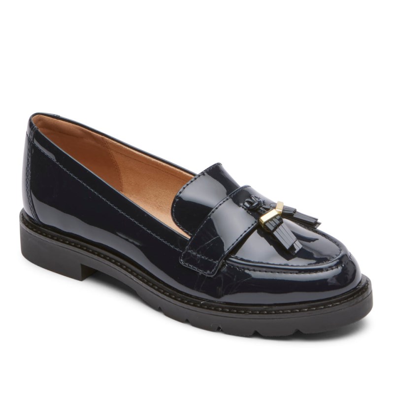 Rockport Kacey Tassel Women Loafers Navy Singapore | VY5-81968