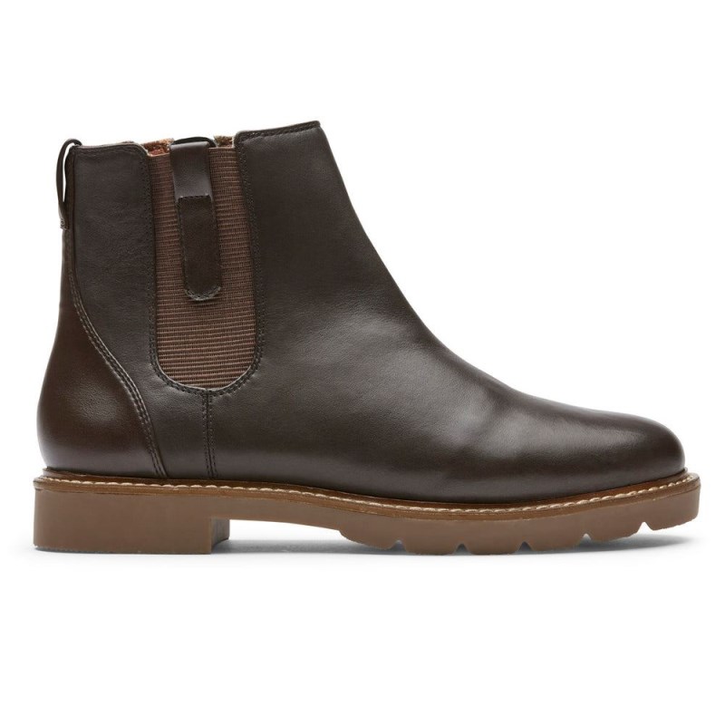 Rockport Kacey Women Chelsea Boots Brown Singapore | ZJ5-81518