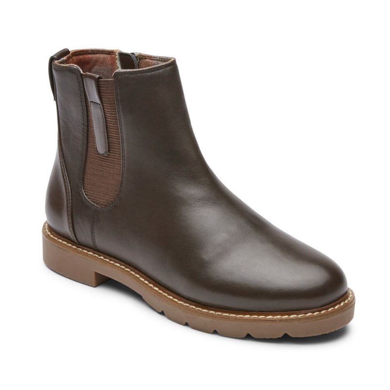 Rockport Kacey Women Chelsea Boots Brown Singapore | ZJ5-81518