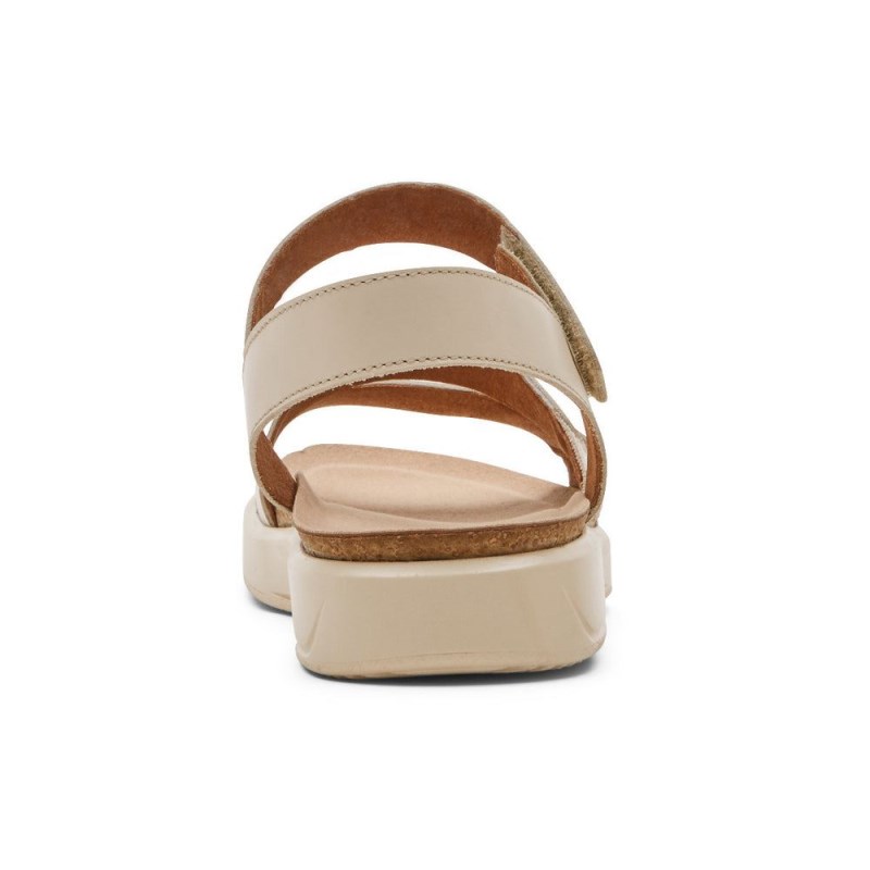 Rockport Kells Bay 3-Strap Women Sandals Cream Singapore | BM5-30903