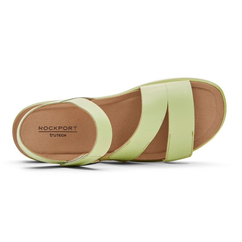 Rockport Kells Bay 3-Strap Women Sandals Green Singapore | KA0-03750