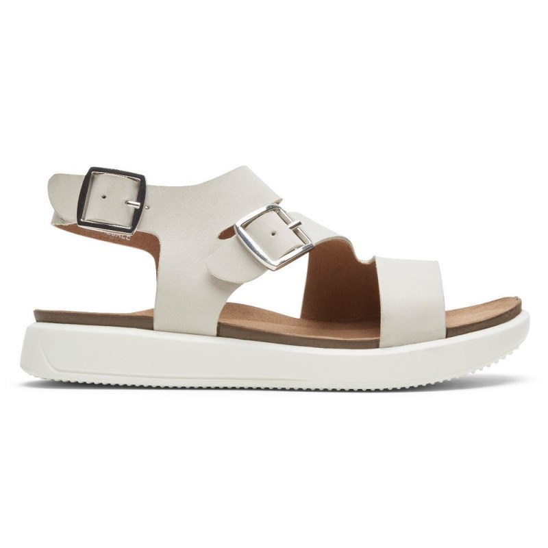 Rockport Kells Bay Asymmetrical Women Sandals Light Grey Singapore | BE3-37343