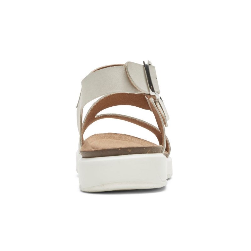 Rockport Kells Bay Asymmetrical Women Sandals Light Grey Singapore | BE3-37343