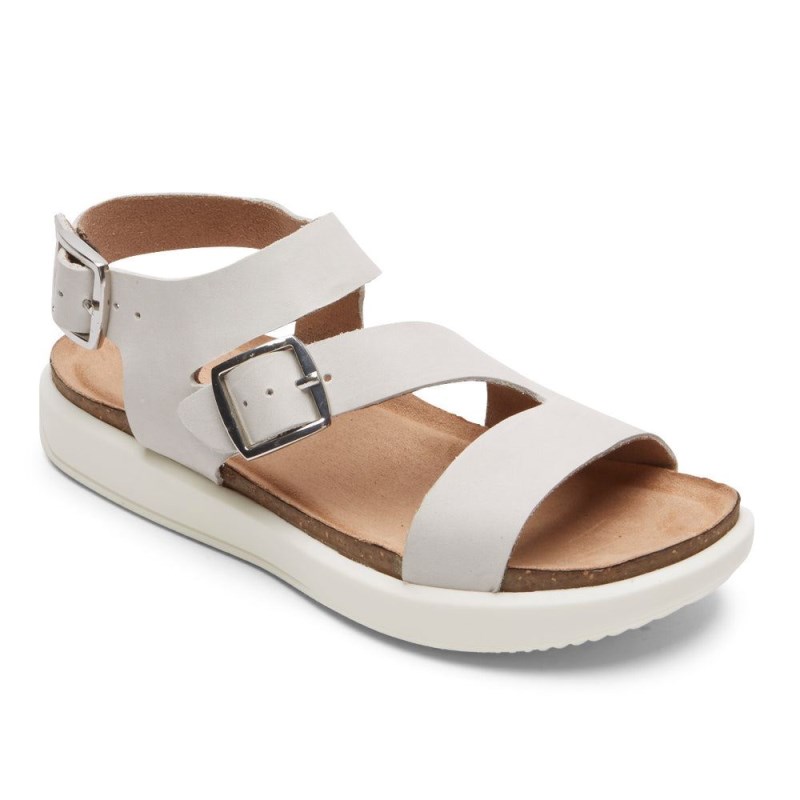 Rockport Kells Bay Asymmetrical Women Sandals Light Grey Singapore | BE3-37343