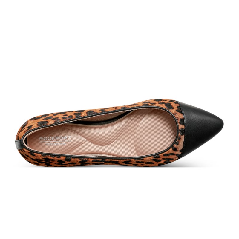 Rockport Kenziely Total Motion Dress Women Ballet Flats Dark Brown Singapore | ZP5-70407