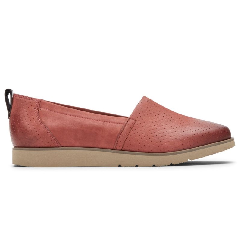 Rockport Laci Women Slip Ons Red Singapore | GY1-00210