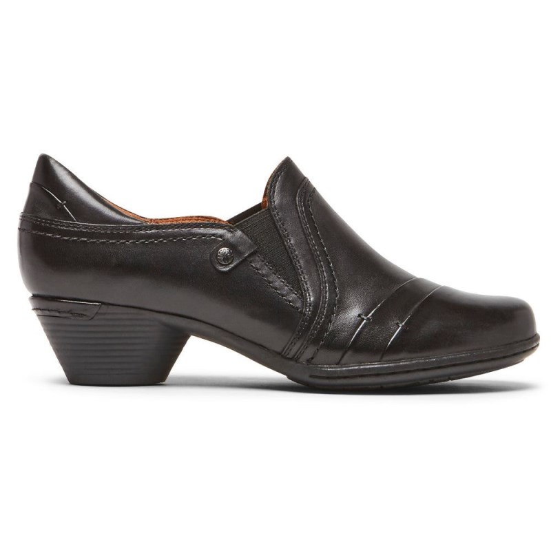 Rockport Laurel Slip-On Women Heels Black Singapore | UX1-78697