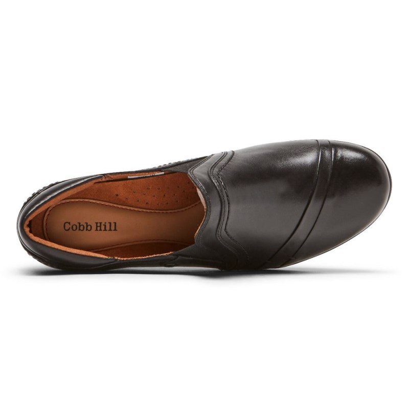 Rockport Laurel Slip-On Women Heels Black Singapore | UX1-78697