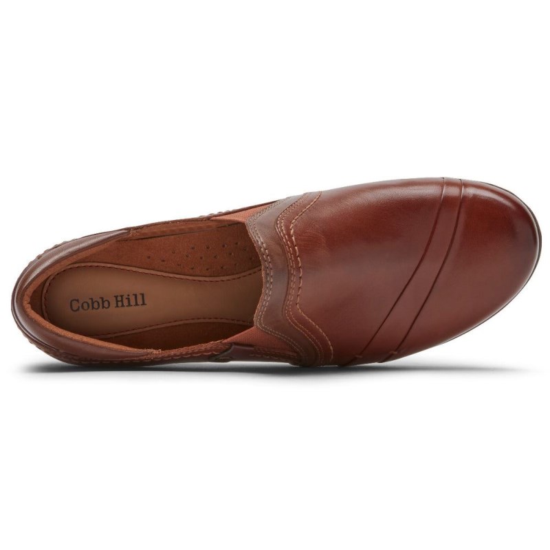 Rockport Laurel Women Slip Ons Brown Singapore | EN1-06750