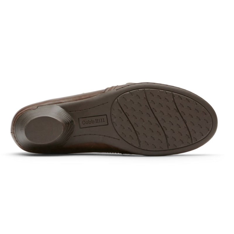 Rockport Laurel Women Slip Ons Dark Brown Singapore | HP5-21512