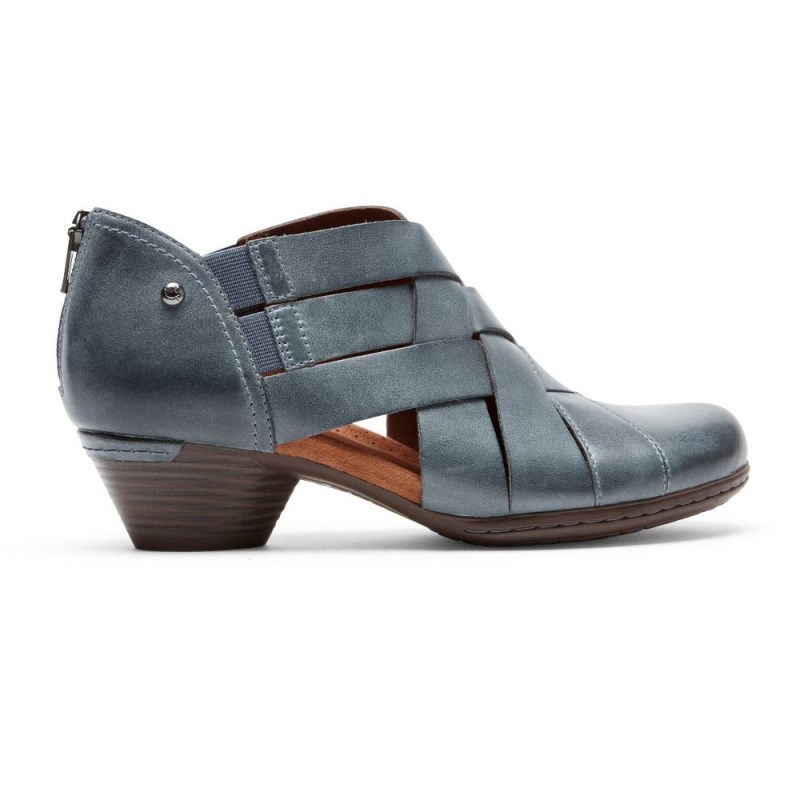 Rockport Laurel Woven Women Booties Grey Singapore | KV5-70127