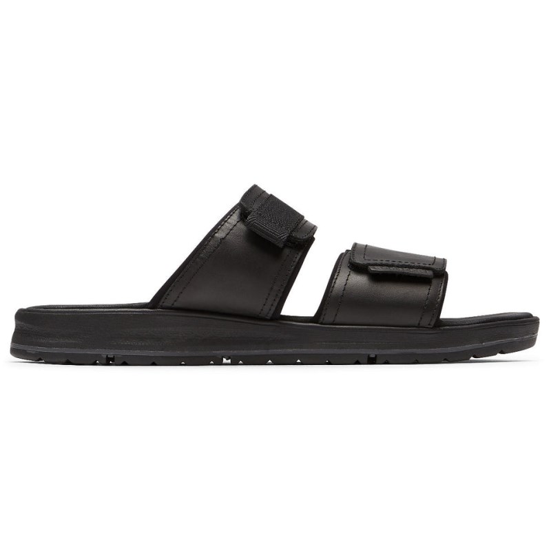 Rockport Lucky Bay Dress Men Slides Black Singapore | TA9-23162