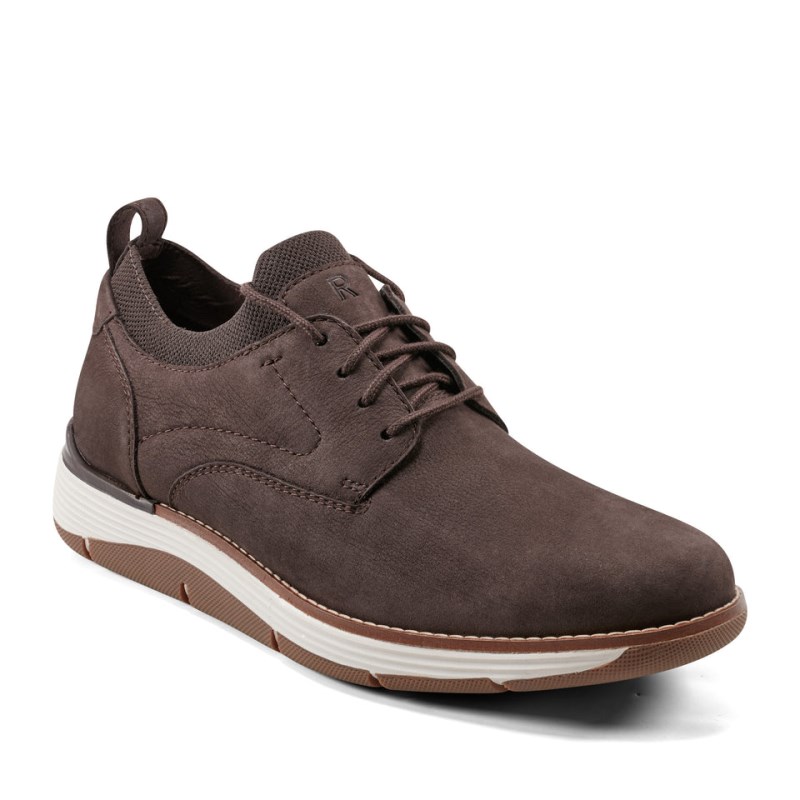 Rockport Lukah Lace-up Men Sneakers Dark Brown Singapore | LS6-98719