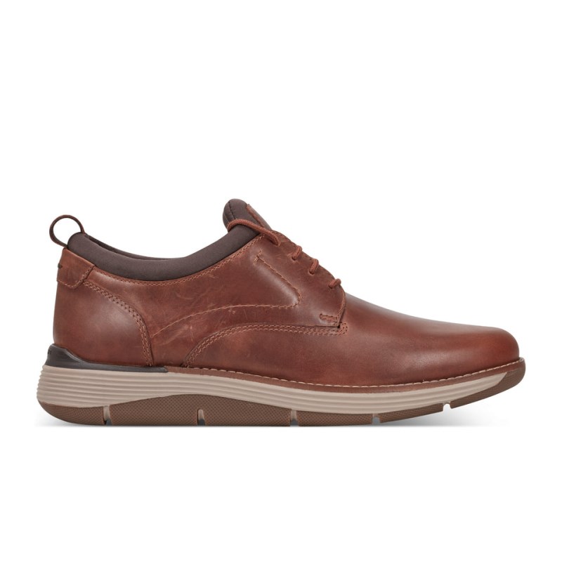 Rockport Lukah Lace-up Men Sneakers Dark Red Singapore | UB8-72467