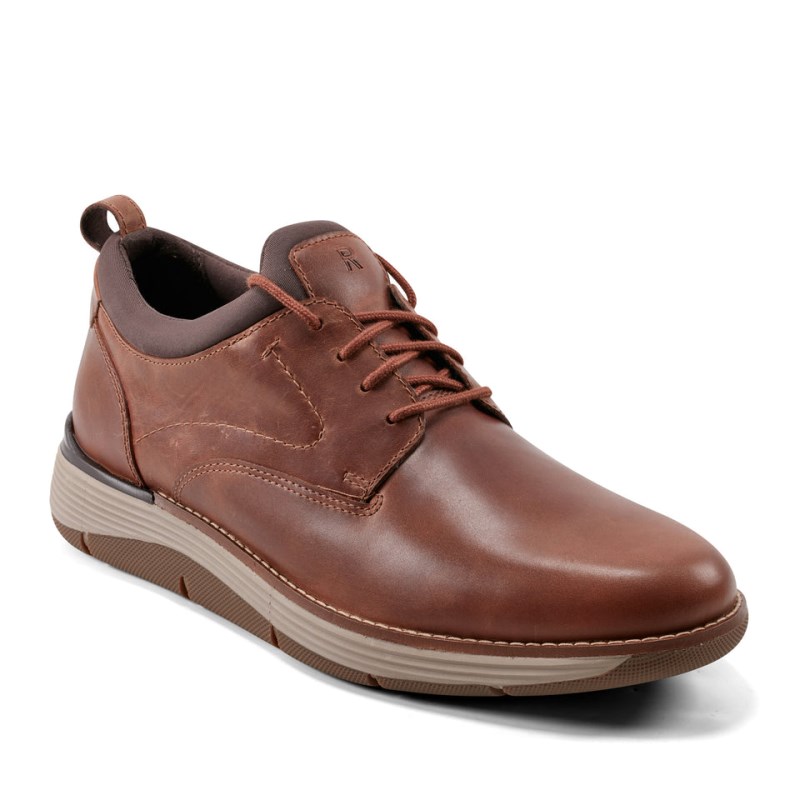 Rockport Lukah Lace-up Men Sneakers Dark Red Singapore | UB8-72467