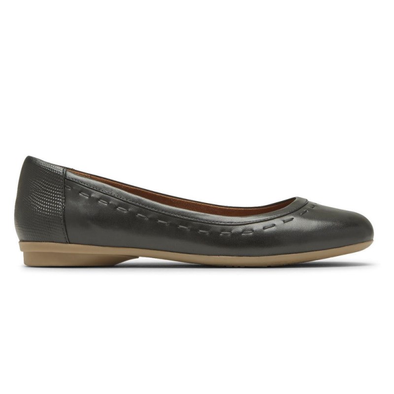 Rockport Maiika Women Ballet Flats Black Singapore | KQ7-65866