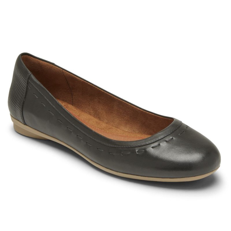 Rockport Maiika Women Ballet Flats Black Singapore | KQ7-65866