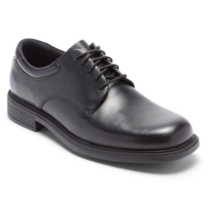 Rockport Margin Oxford Men Dress Shoes Black Singapore | XP3-86508