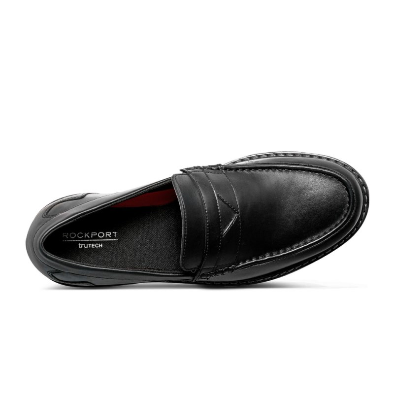 Rockport Maverick Penny Men Loafers Black Singapore | GP7-75277