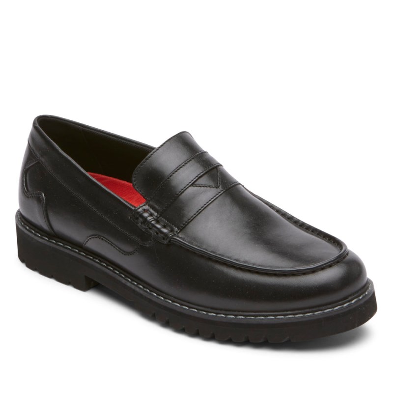 Rockport Maverick Penny Men Loafers Black Singapore | GP7-75277