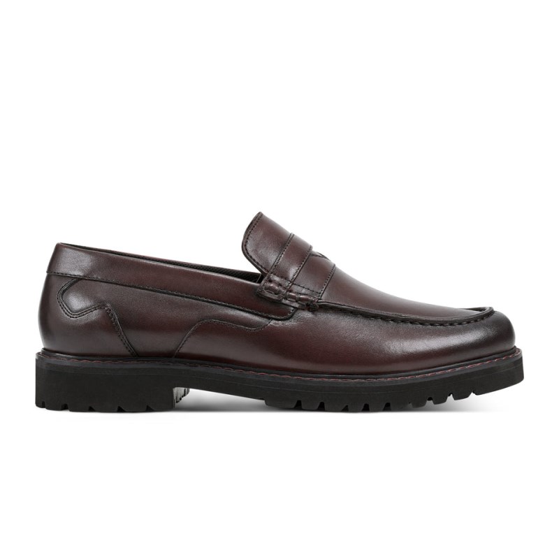 Rockport Maverick Penny Men Loafers Burgundy Singapore | YI7-03660