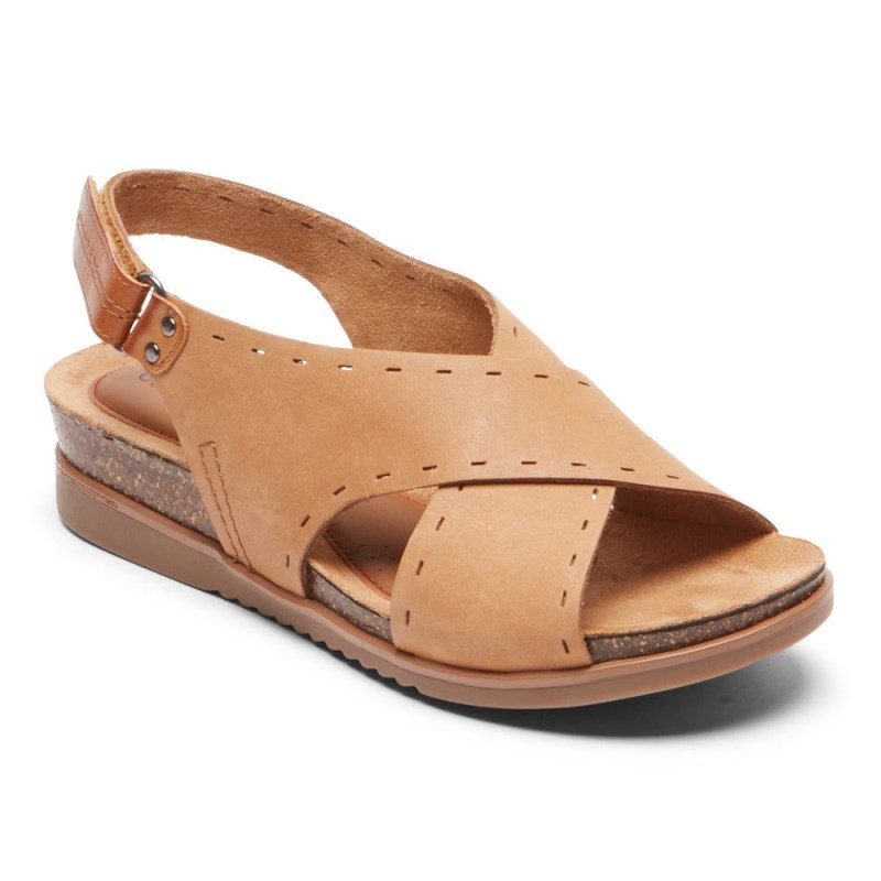 Rockport May Slingback Women Sandals Brown Singapore | MR5-53025