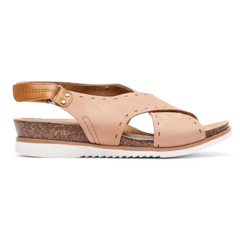 Rockport May Slingback Women Sandals Pink Singapore | YP8-12281