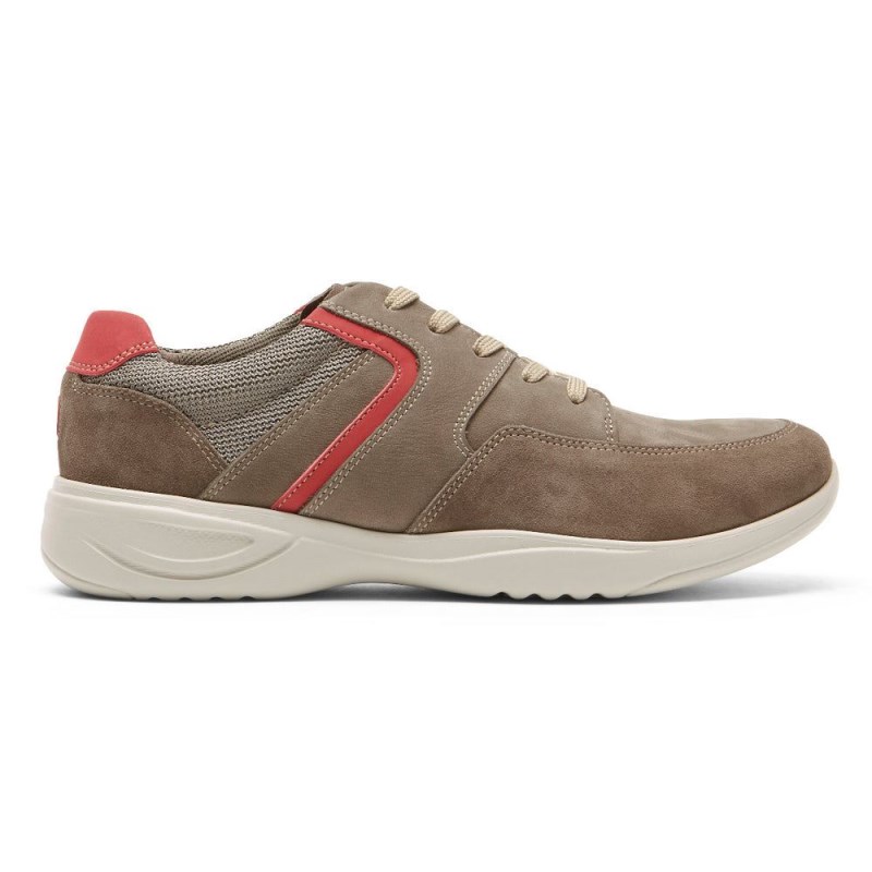 Rockport Metro Path Men Sneakers Grey Brown Singapore | LR1-56525